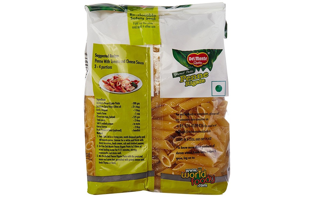 Del Monte Gourmet Pasta Penne Rigate   Pack  500 grams
